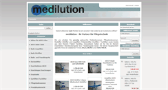 Desktop Screenshot of medilution.de